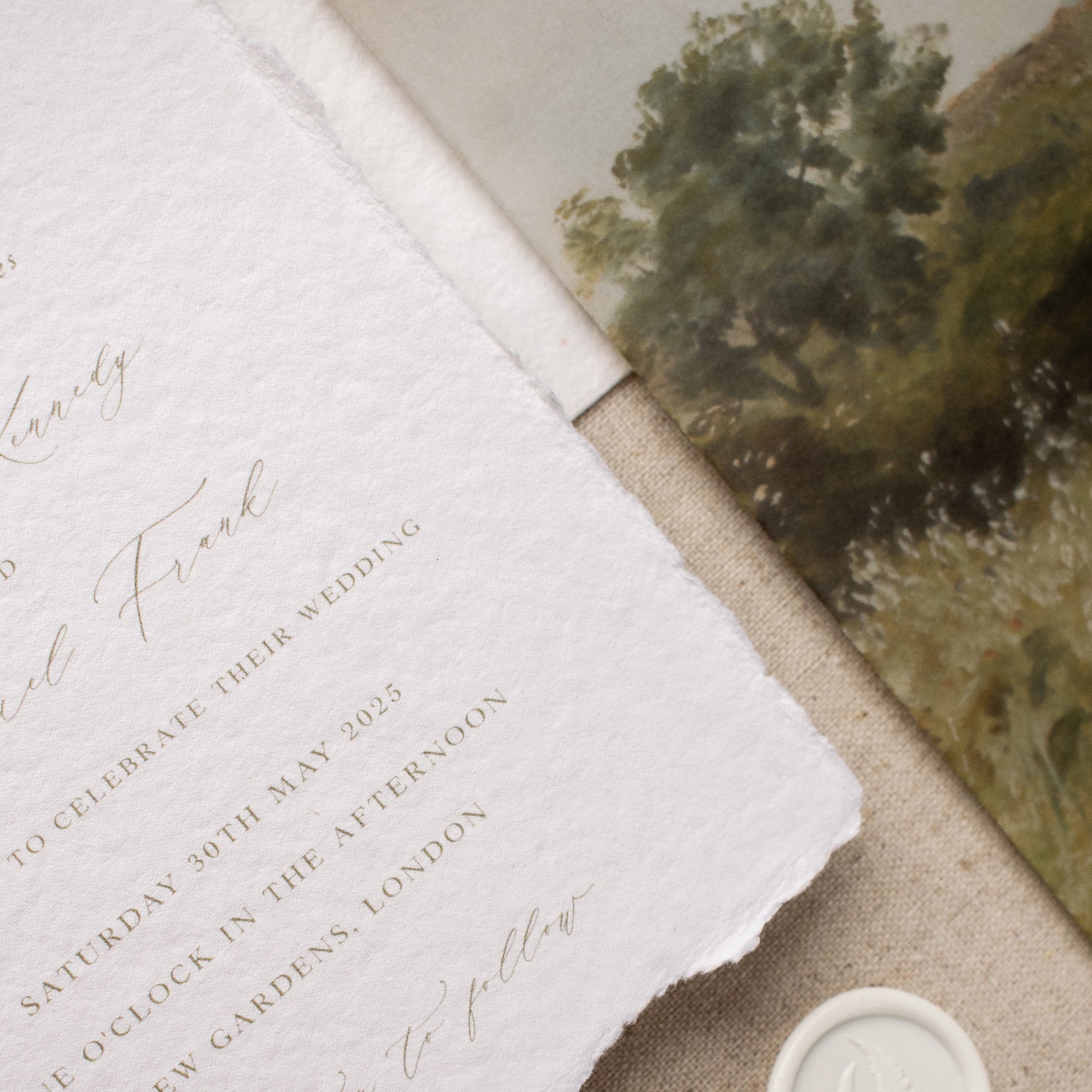 fine art wedding invitations