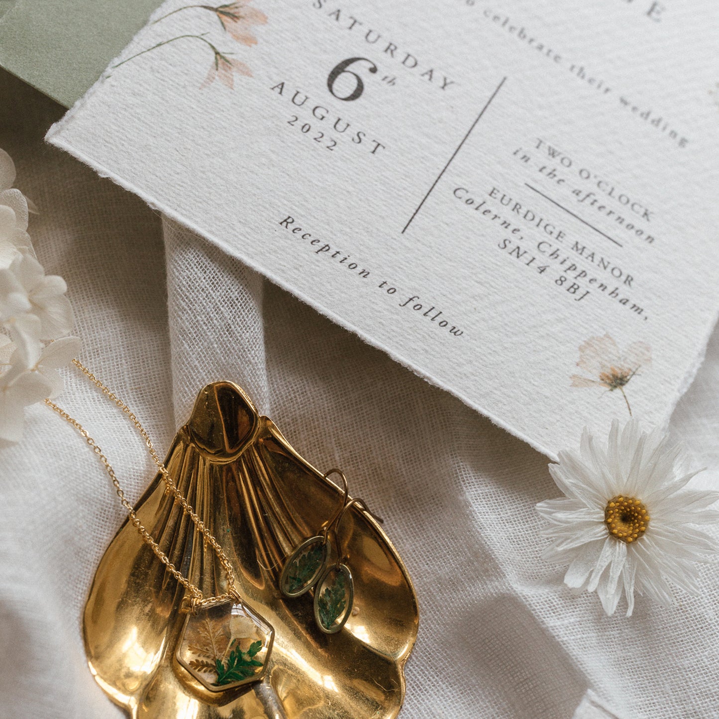 Boho Garden Wildflower Invitation